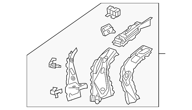2016-2024 Chevrolet Malibu Extension Panel 42829462 | Chevy Parts Pros