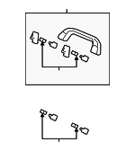 BDTS69470A75 - Body: Grip Handle for Mazda: 3, CX-30 Image