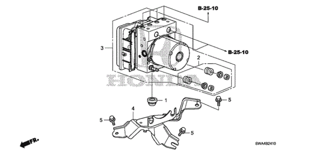VSA Modulator for 2007 Honda CR-V #0