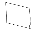 EK4Z6142411H - Body: Interior Quarter Panel Trim Panel for Ford Image