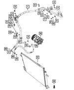68298112AA - Air Conditioners and Heaters: A/c Line Valve Core for Mopar Image