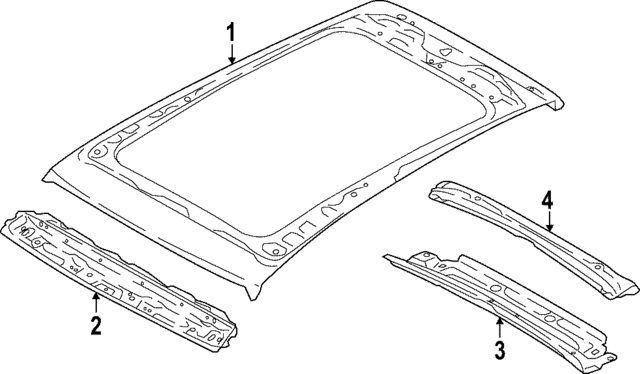 80F817167STL - Body: End Plate for Audi Image