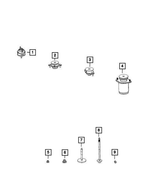 Body Hold Down for 2024 Jeep Gladiator #0