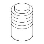 1737722036B - Body: Hood Bumper for Kia: K4, Seltos, Sorento, Soul, Sportage, Telluride Image