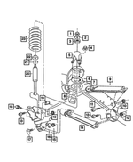6503029 - Front Suspension: Hex Nut for Mopar Image