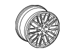 8W0601025Q - : Wheel, Alloy for Audi: A4, A4 Quattro, S4 Image