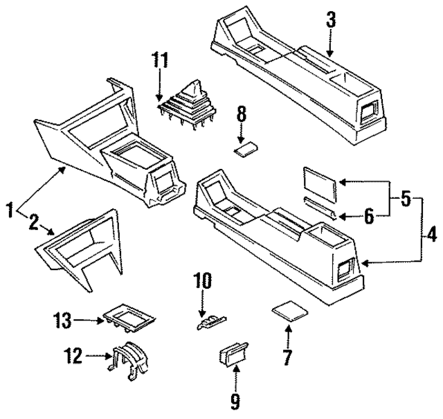 9651150A00 - : Ashtray for Nissan Image