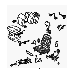 7120030K50A7 - Body: Seat Assembly for Lexus: GS450h Image