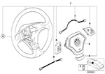 32345A1BDA0 - : Hub Cap, Airbag for BMW Image