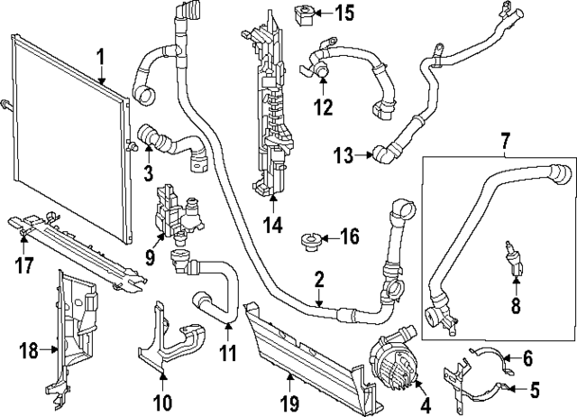 9075050300 - : Radiator Support Panel for Mercedes-Benz Image