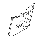 LR178282 - : Rear Pillar Trim for Land Rover: Defender 110, Defender 130, Defender 90 Image