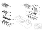51168242847 - : Rear Tray for BMW Image