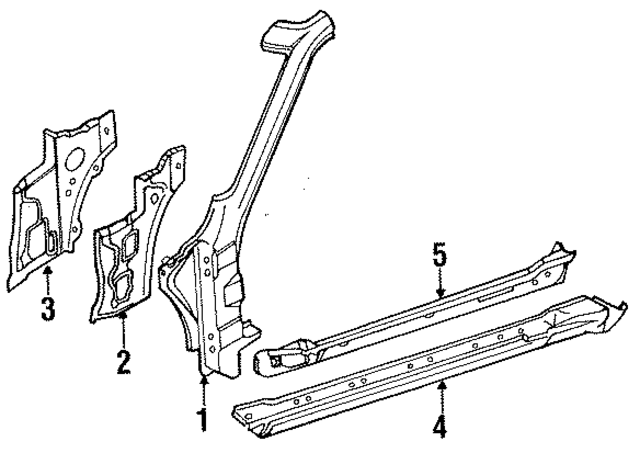 6761201F00 - : Cowl Side Panel for Nissan Image
