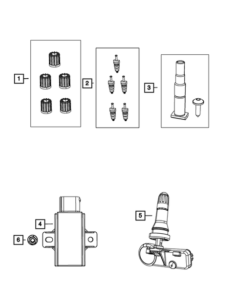 Tire Monitoring System for 2014 Dodge Durango #0