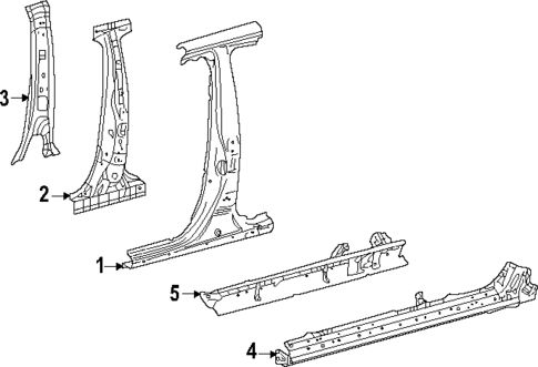 Center Pillar & Rocker for 2025 Toyota GR Corolla #0
