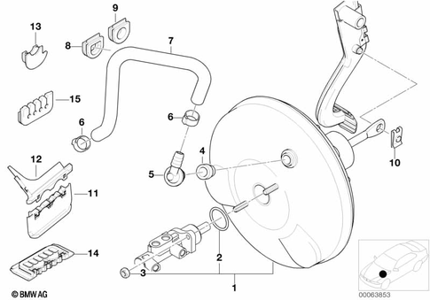 Power Brake for 2002 BMW 325Ci #0
