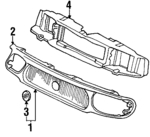 F87Z8200LBY - Body: Grille Assembly for Mercury: Mountaineer Image