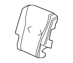 81727TGSA01 - Body: Seat Back Pad for Honda: Passport Image