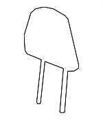 81340TG7A41ZB - Body: Headrest, Outer for Honda: Passport, Pilot Image