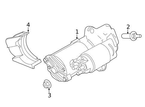 Starter for 2016 Ford Focus #0