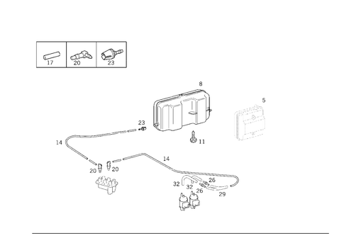 Vacuum Parts for Shiftpoint Retard for 1999 Mercedes-Benz E430 #0