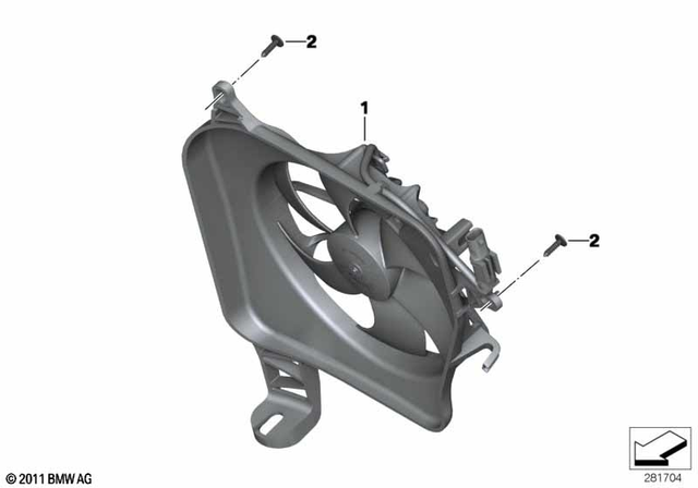 17408541622 - Cooling: Fan -  for BMW-Motorrad Image