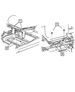 6508617AA - Interior Trim: Screw for Mopar Image