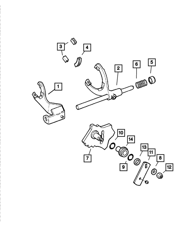 S2436163 - Transfer Case Model 241 [DHE]: Flat Washer for Mopar Image image