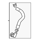 254R4P7000 - Electrical: Coolant Hose for Hyundai Image image