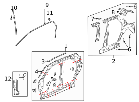 Uniside for 2002 Pontiac Aztek #0