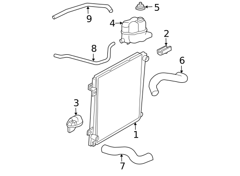 Radiators, Coolers & Related Components for 2008 Ford Explorer #0