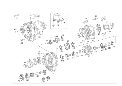 Transfer Case Assembly for 2005 Mercedes-Benz S430 #0