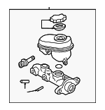 19209260 - Body: Master Cylinder for Buick: Century, LaCrosse, Regal, Riviera | Chevrolet: Impala, Monte Carlo, Venture | Oldsmobile: Intrigue, Silhouette | Pontiac: Grand Prix, Montana Image