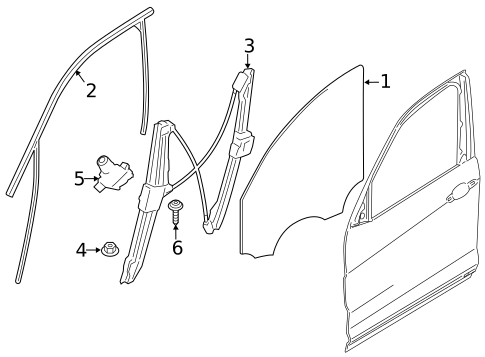 Front Door for 2016 BMW X4 #1
