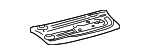 1636820171 - Body: Floor Pan Heat Shield for Mercedes-Benz Image