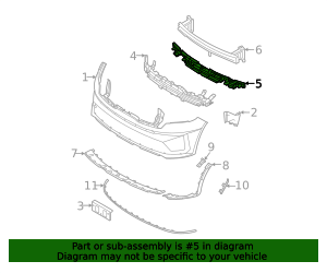 86520-R5300 - Energy Absorber 2021-2023 Kia Sorento | Kia.Parts Store