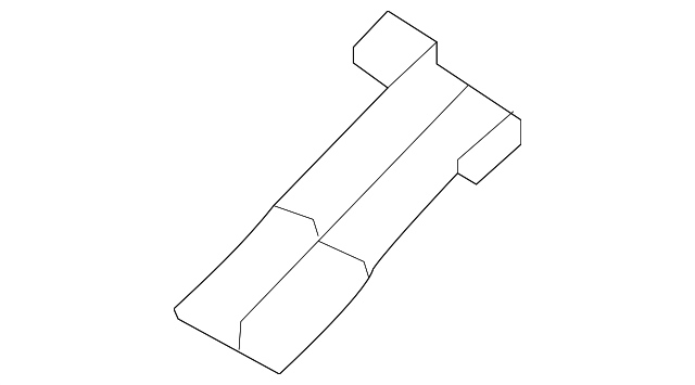 86555-R5000 - Molding Extension Side Reinforced 2021-2023 Kia Sorento ...