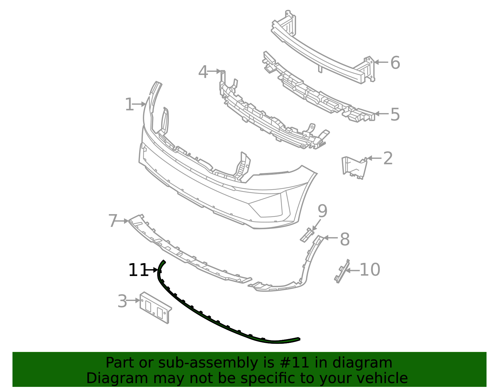 86591-R5300 - Valance 2021-2023 Kia Sorento | Kia.Parts Store