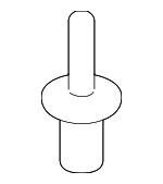 51717065773 - Body: Bumper Cover Rivet for BMW Image