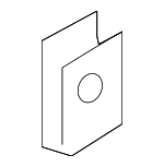 68010398AA - Body: Center Panel Clip for Mopar Image