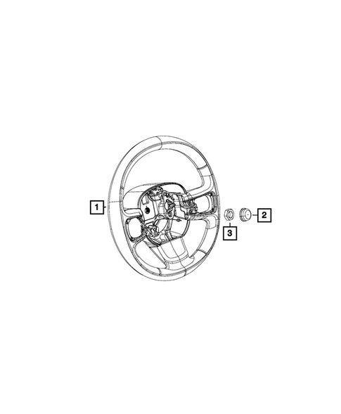 Steering Wheel for 2017 Fiat 500L #0