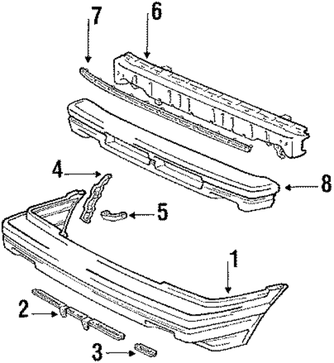 Bumper Assembly for 1988 Toyota Tercel #0