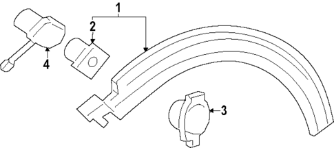 Exterior Trim - Quarter Panel for 2025 Audi SQ7 #0
