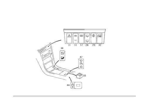 Switches & Switch Brightness Follow-Up for 1993 Mercedes-Benz 300TE #4
