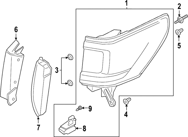 W790481S900 - : Lower Bracket Screw for Lincoln: Navigator Image