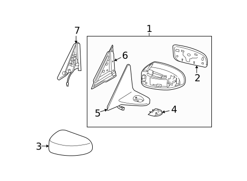 Outside Mirrors for 2015 INFINITI Q40 #0