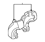 51167062264 - Body: Side Cover for BMW: 228i, 228i xDrive, 230i, 230i xDrive, 318ti, 323Ci, 323i, 325Ci, 325i, 325xi, 328Ci, 328i, 330Ci, 330i, 330xi, 525i, 528i, 530i, 540i, 740i, 740iL, 750iL, M2, M235i, M235i xDrive, M240i, M240i xDrive, M3, M5, X3, X5, Z4 Image