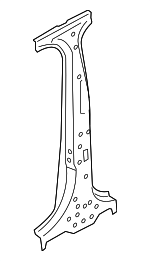 4G0809228A - : Center Pillar Reinforced for Audi: A6, A6 Quattro, S6 Image