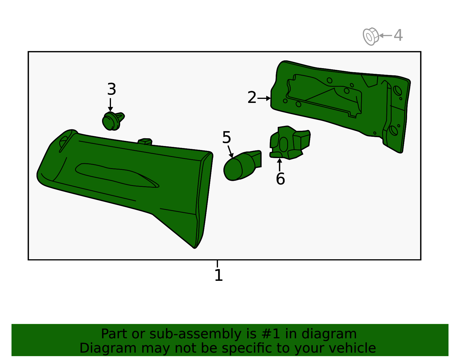 34155-TZ5-H04 - Backup Lamp | All Discount Parts Store