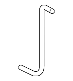 25451F2000 - Cooling System: Reservoir Hose for Hyundai Image